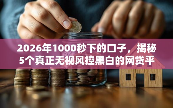 2026年1000秒下的口子，揭秘5个真正无视风控黑白的网贷平台