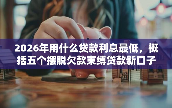 2026年用什么贷款利息最低，概括五个摆脱欠款束缚贷款新口子