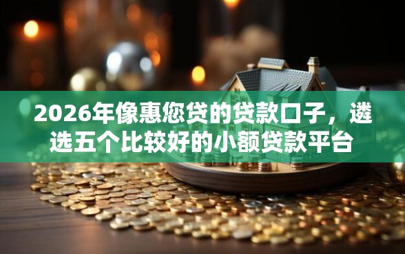 2026年像惠您贷的贷款口子，遴选五个比较好的小额贷款平台
