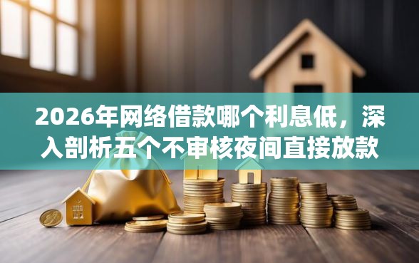 2026年网络借款哪个利息低，深入剖析五个不审核夜间直接放款的网贷app