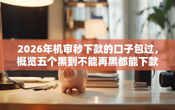 2026年机审秒下款的口子包过，概览五个黑到不能再黑都能下款的口子
