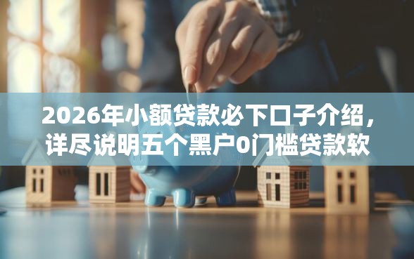 2026年小额贷款必下口子介绍，详尽说明五个黑户0门槛贷款软件