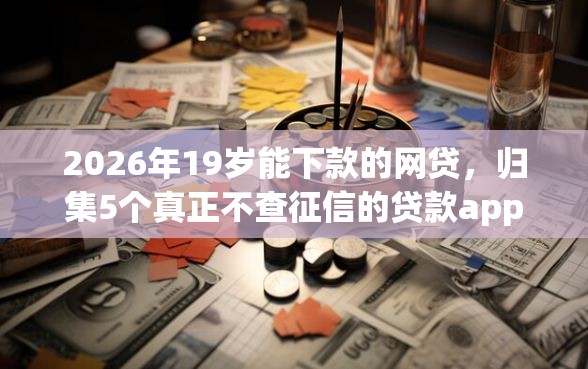 2026年19岁能下款的网贷，归集5个真正不查征信的贷款app
