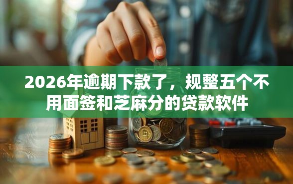 2026年逾期下款了，规整五个不用面签和芝麻分的贷款软件