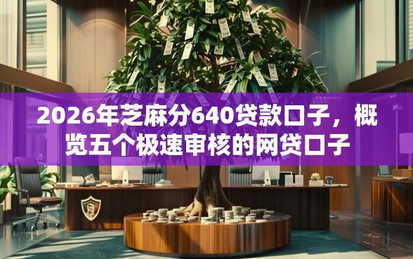 2026年芝麻分640贷款口子，概览五个极速审核的网贷口子