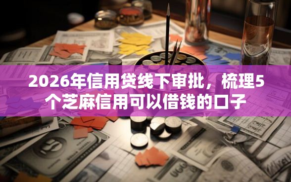 2026年信用贷线下审批，梳理5个芝麻信用可以借钱的口子