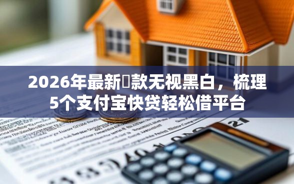 2026年最新貸款无视黑白，梳理5个支付宝快贷轻松借平台