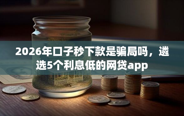 2026年口子秒下款是骗局吗，遴选5个利息低的网贷app