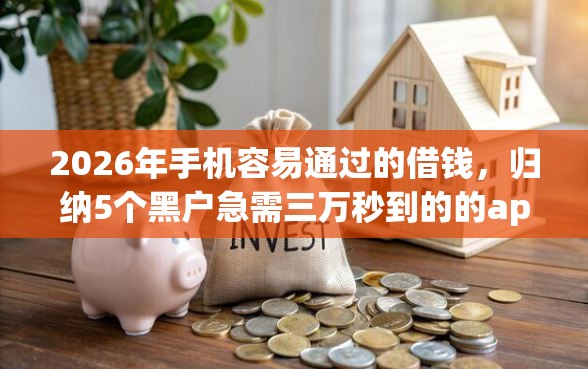 2026年手机容易通过的借钱,归纳5个黑户急需三万秒到的的app 2026年手机容易通过的借钱,归纳5个黑户急需三万秒到的的app