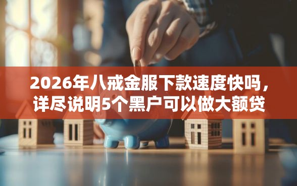 2026年八戒金服下款速度快吗，详尽说明5个黑户可以做大额贷款软件