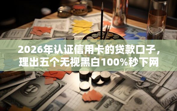 2026年认证信用卡的贷款口子，理出五个无视黑白100%秒下网贷小额夜间口子