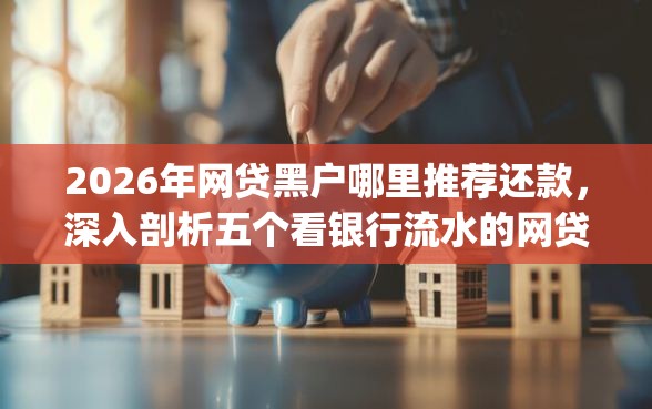 2026年网贷黑户哪里推荐还款，深入剖析五个看银行流水的网贷app