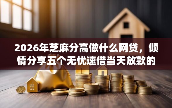 2026年芝麻分高做什么网贷，倾情分享五个无忧速借当天放款的app