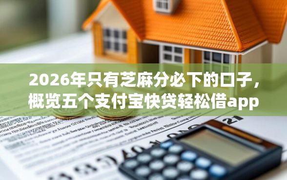 2026年只有芝麻分必下的口子,概览五个支付宝快贷轻松借app 2026年只有芝麻分必下的口子,概览五个支付宝快贷轻松借app