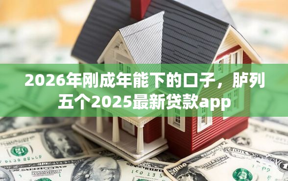 2026年刚成年能下的口子，胪列五个2025最新贷款app