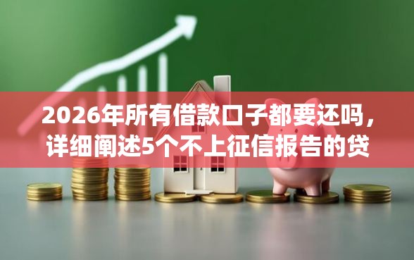 2026年所有借款口子都要还吗，详细阐述5个不上征信报告的贷款app