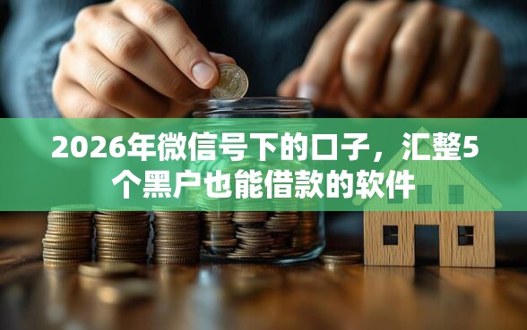 2026年微信号下的口子,汇整5个黑户也能借款的软件 2026年微信号下的口子,汇整5个黑户也能借款的软件