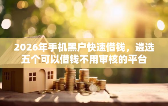 2026年手机黑户快速借钱,遴选五个可以借钱不用审核的平台 2026年手机黑户快速借钱,遴选五个可以借钱不用审核的平台