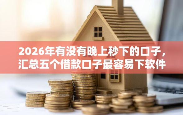 2026年有没有晚上秒下的口子，汇总五个借款口子最容易下软件
