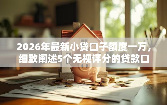 2026年最新小贷口子额度一万，细致阐述5个无视评分的贷款口子