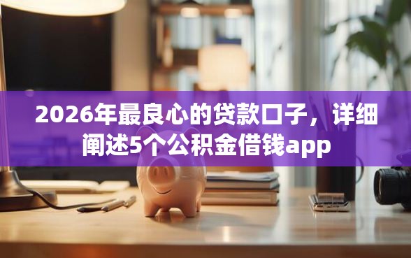 2026年最良心的贷款口子，详细阐述5个公积金借钱app