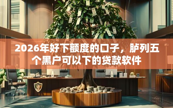 2026年好下额度的口子，胪列五个黑户可以下的贷款软件
