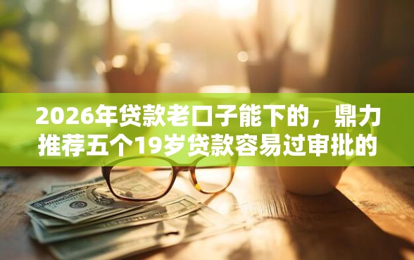 2026年贷款老口子能下的，鼎力推荐五个19岁贷款容易过审批的软件