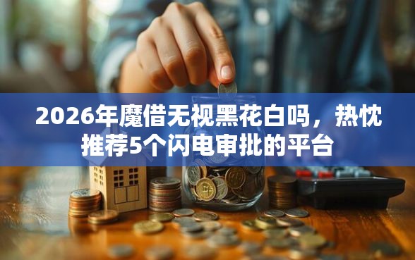 2026年魔借无视黑花白吗，热忱推荐5个闪电审批的平台