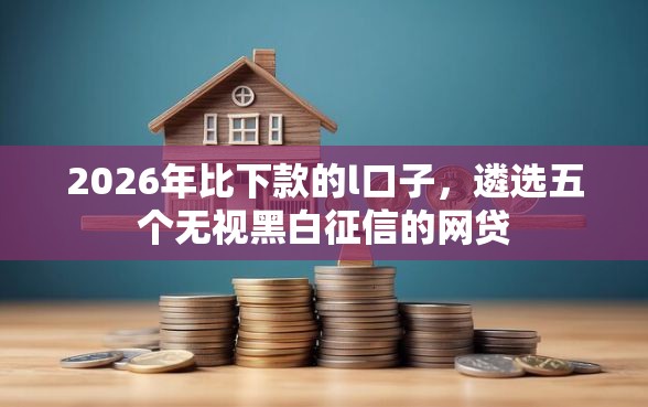 2026年比下款的l口子，遴选五个无视黑白征信的网贷