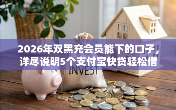2026年双黑充会员能下的口子，详尽说明5个支付宝快贷轻松借口子