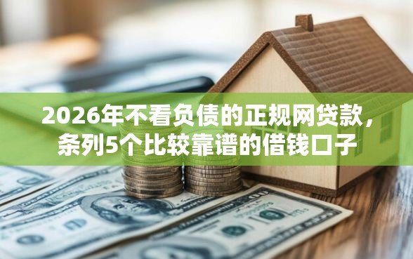 2026年不看负债的正规网贷款，条列5个比较靠谱的借钱口子