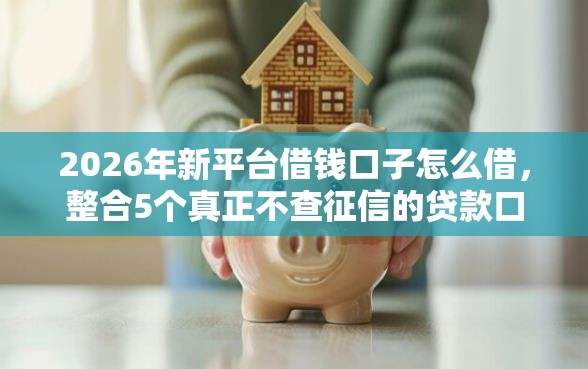 2026年新平台借钱口子怎么借,整合5个真正不查征信的贷款口子 2026年新平台借钱口子怎么借,整合5个真正不查征信的贷款口子