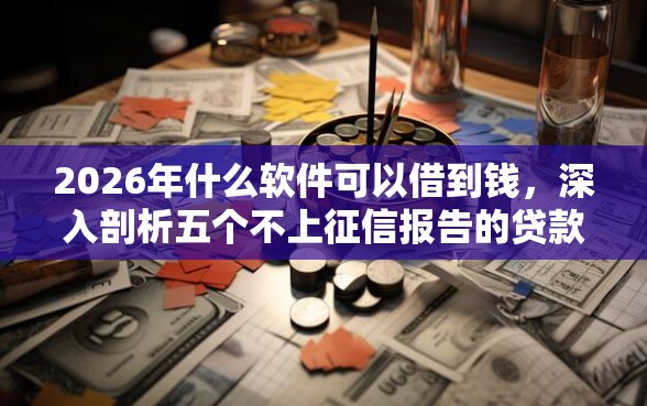 2026年什么软件可以借到钱,深入剖析五个不上征信报告的贷款口子 2026年什么软件可以借到钱,深入剖析五个不上征信报告的贷款口子