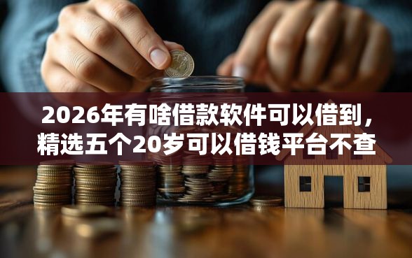 2026年有啥借款软件可以借到，精选五个20岁可以借钱平台不查征信的软件