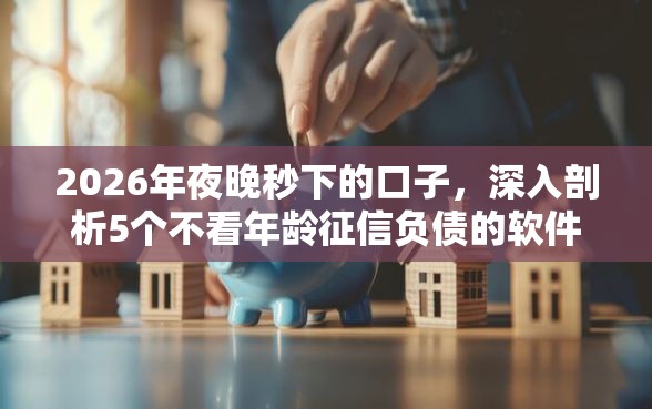 2026年夜晚秒下的口子，深入剖析5个不看年龄征信负债的软件