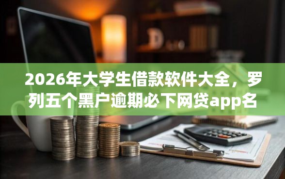 2026年大学生借款软件大全，罗列五个黑户逾期必下网贷app名单