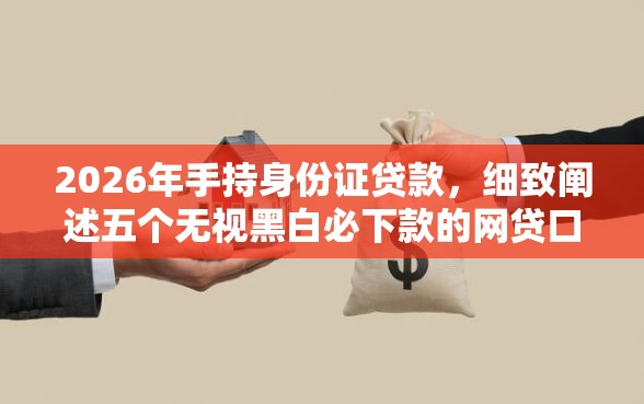 2026年手持身份证贷款，细致阐述五个无视黑白必下款的网贷口子