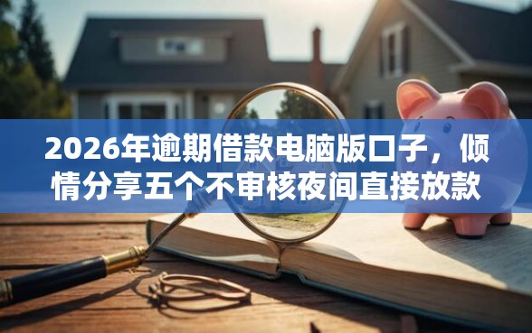 2026年逾期借款电脑版口子,倾情分享五个不审核夜间直接放款的网贷软件 2026年逾期借款电脑版口子,倾情分享五个不审核夜间直接放款的网贷软件