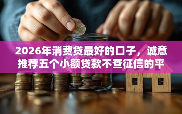 2026年消费贷最好的口子，诚意推荐五个小额贷款不查征信的平台