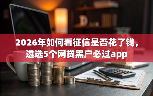 2026年如何看征信是否花了钱，遴选5个网贷黑户必过app