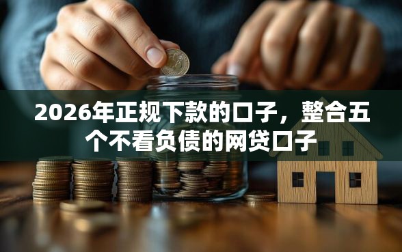 2026年正规下款的口子，整合五个不看负债的网贷口子