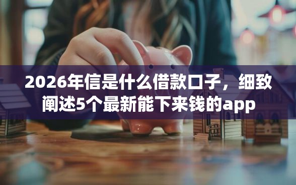 2026年信是什么借款口子，细致阐述5个最新能下来钱的app
