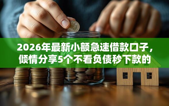 2026年最新小额急速借款口子，倾情分享5个不看负债秒下款的网贷平台