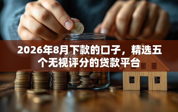 2026年8月下款的口子，精选五个无视评分的贷款平台
