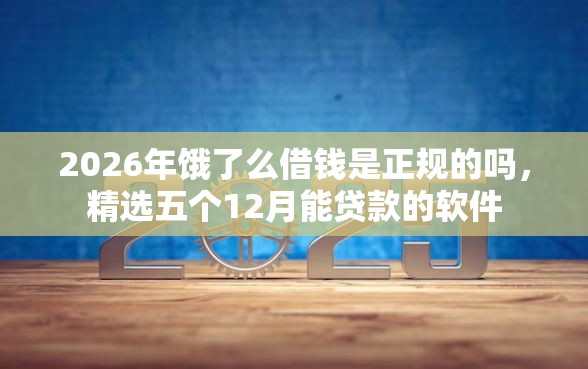 2026年饿了么借钱是正规的吗，精选五个12月能贷款的软件