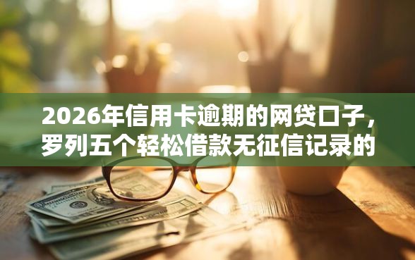 2026年信用卡逾期的网贷口子，罗列五个轻松借款无征信记录的口子