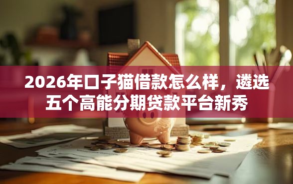 2026年口子猫借款怎么样，遴选五个高能分期贷款平台新秀