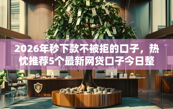 2026年秒下款不被拒的口子，热忱推荐5个最新网贷口子今日整理这五个软件