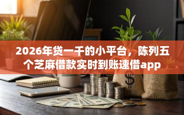 2026年贷一千的小平台，陈列五个芝麻借款实时到账速借app