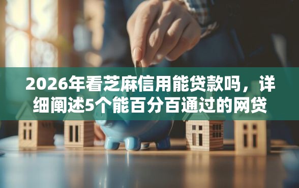 2026年看芝麻信用能贷款吗，详细阐述5个能百分百通过的网贷口子